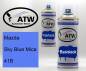 Preview: Mazda, Sky Blue Mica, 41B: 400ml Sprühdose + 400ml Klarlack - Set, von ATW Autoteile West.